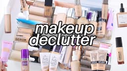 IT'S TIME...MAKEUP DECLUTTER 2024! My TOP Foundations + What I’m Getting Rid Of