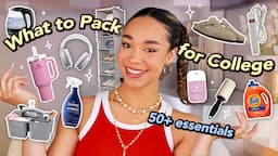 ULTIMATE COLLEGE PACKING LIST 📦 (essentials guide for freshman year dorm + what to bring)