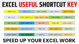 OMG🔥25 Excel Useful Shortcut Keys | Excel keyboard shortcuts | Keyboard shortcuts | Shortcut keys