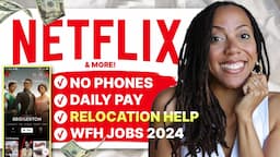 Netflix is Hiring! 🎉 |  Get Paid $91/hr | No Phones, Daily Pay Work From Home Jobs Hiring Now