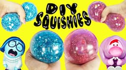 Inside Out 2 DIY How To Make Squishies In Squishy Maker SADNESS and EMBARASSMENT! Crafts for Kids