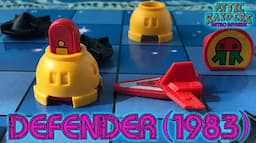 Defender (1983) by MB Games - 80s Retro Arcade Vintage Board Game Review