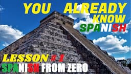 Spanish Language Transfer Lesson #1 | Spanish From Zero | Absolute Beginner Spanish Language Hack