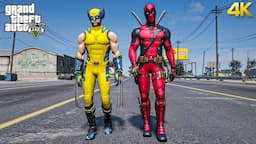 GTA 5 - Deadpool VS Wolverine | Epic Full Battle!