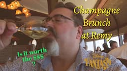 We Drank $300 Champagne on the Disney Fantasy at Remy Brunch with the Tim Tracker family Day 2 DCL