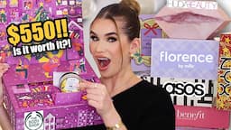 I SPENT $550 on BEAUTY ADVENT CALENDARS! ...was it worth it?