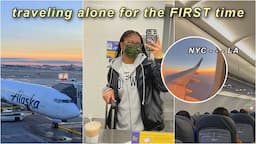 traveling alone for the first time as a teenager!  (travel with me to LA)