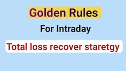 Golden rules of intraday trading| Intraday successful strategy | Market Analysis | #intraday