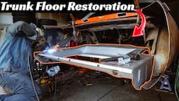 Restoring the Trunk Floor on a 1967 Mustang