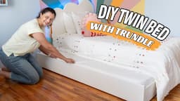 Let's build a Twin bed with Trundle Underneath Because Sleepovers are Fun!