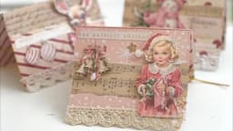 Christmas in July 5 Minute Gift Card Holders Tutorial Easy Mass Make Craft Fair Idea