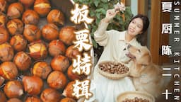 4 Chestnut Recipes | 糖烤黃油板栗 & 栗子醬... 4款栗子吃法！| Summer Kitchen•夏廚陳二十【341】