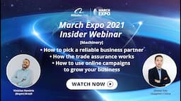 Insider Webinar | How to find the best business partners on Alibaba.com