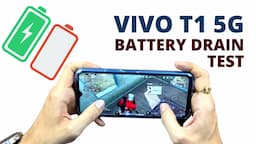 Vivo T1 5G Battery Drain Test in Hindi | T1 5G Battery Review