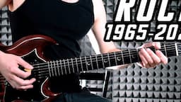 HISTORY OF ROCK - 1 Riff per Year from 1965 to 2022