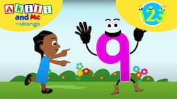 Count to NUMBER 9! Counting Numbers for kids | Akili and Me | Learning videos for toddlers