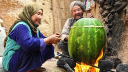 Watermelon Chicken:Chicken Stew Recipe By Old Lovers || Village Like Afghanistan