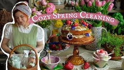 Cozy Spring Baking: Maple Walnut Cake 🍰 Natural DIY Spring Cleaning Recipes 🧹 Country Life ASMR