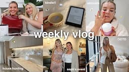 weekly vlog 💌 back home, house hunting, snapchat, soph's event + kindle!!