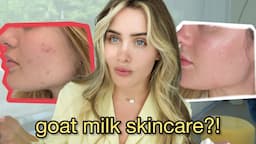 HOW I FINALLY CLEARED MY SKIN! (Goat's milk??)