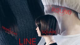 Three Haircuts: Line Technique in Square, Triangle, and Round Designs