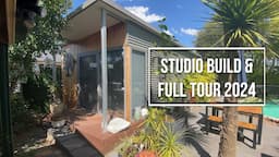 Our Backyard Studio Build and Full Tour 2024