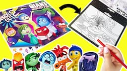 Inside Out 2 GIANT Coloring Activity Pad with Anxiety, Joy, Envy, Anger