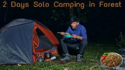 2 Days Solo Camping In Deep Forest  | Camping In Uttrakhand Forest | Tejas Camping