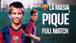 🍿 ENJOY GERARD PIQUE's PERFORMANCE AT LA MASIA AT THE AGE OF 14 | FULL MATCH 💎 | FC Barcelona