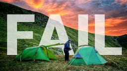 Bailed Wild Camp on Kinder Scout