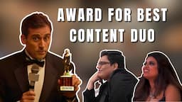 Tanmay Bhat and Aishwarya won a Dundie award for BEST CONTENT DUO