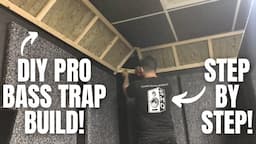 HOW TO BUILD DIY PRO BASS TRAPS WITH CUSTOM TRIM!