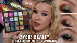 Zygos Beauty Reyeflective Palette | Detailed swatches, comparisons & 3 looks