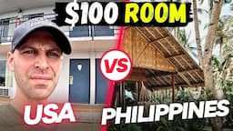 I’ll Never Return Here | $100 Room in Philippines vs USA