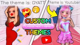 Buying CUSTOM THEMES In Dress To Impress But It GETS UNHINGED... | ROBLOX