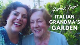 ITALIAN GRANDMA'S GARDEN TOUR | SEED SAVING| HERB SPREAD