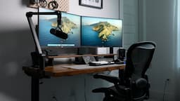 The Clean Functional Multi-Computer WFH Desk Setup