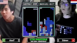 WORLD CHAMPIONSHIP PREVIEW?? Alex T, Sidnev | May '24 Semis | Classic Tetris Monthly Masters