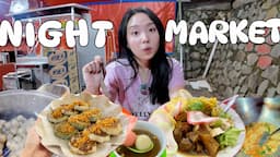 Indonesian Night Market Street Food Tour (cilok, tahu campur, ronde, mie bangladesh, choipan)