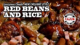 Best Red Beans and Rice | Louisiana Cajun Style Red Beans and Rice Recipe #bestredbeansandrice