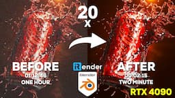 20x Faster Render With RTX 4090 GPU for Blender | iRender GPU Render Farm