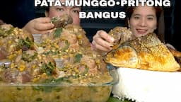 PATA MUNGGO AT PRITONG BANGUS MUKBANG | MUKBANG PHILIPPINES