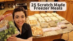 Cook Once and Eat for a Month | Easy Scratch Made Freezer Meals