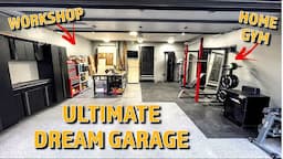 Ultimate Dream Garage Makeover DIY | Part 2 | Home Gym and Workshop