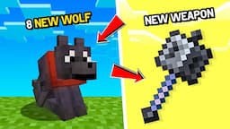 What's New in 1.21 New Wolfs, New Melee Damage Weapon & New Trial Chamber... (Snapshot 24W11A)