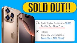 Why is the iPhone 16 Pro Max SOLD OUT EVERYWHERE??