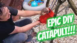 Epic DIY Catapult Challenge: Hilarious Water Balloon Launch Fail!