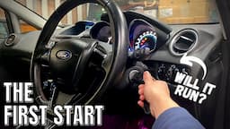 The First Start | Turning the key on my rebuilt Fiesta MK7 1.0L EcoBoost