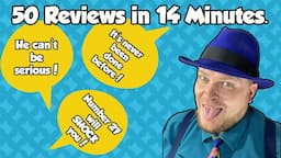 50 Reviews in 14 Minutes - with Tom Vasel