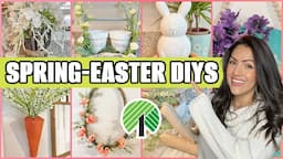 SPRING & EASTER DOLLAR TREE DIYS | You will make these in no time!